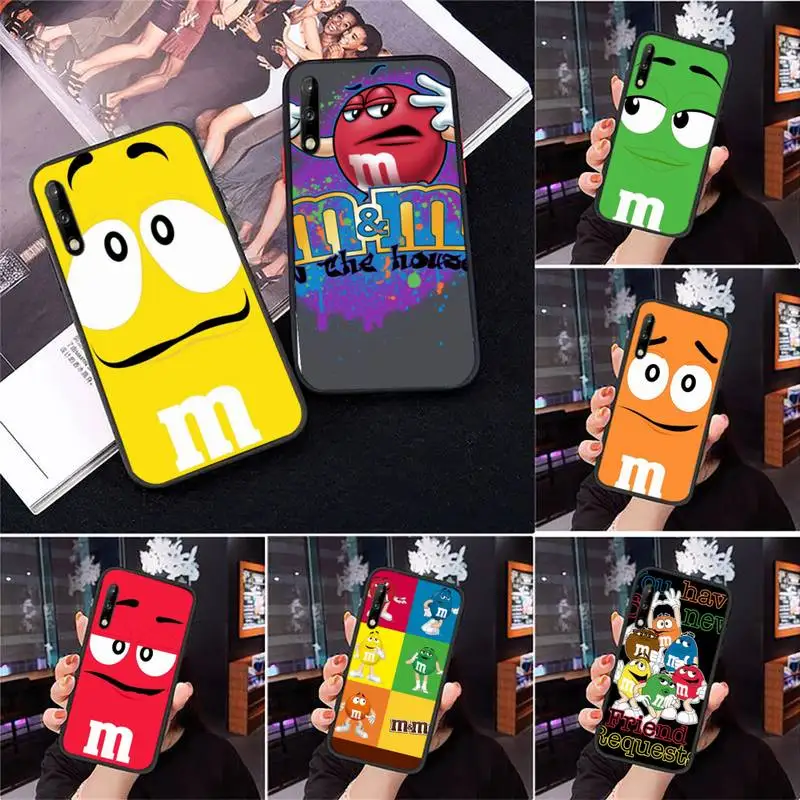 

Cute Cartoon Chocolate Beans Phone Case for Samsung A6 A6S A530 A720 A750 A8 A9 A10 A30 A40 A50 A70 A10S A20S A51 A52 Plus cover