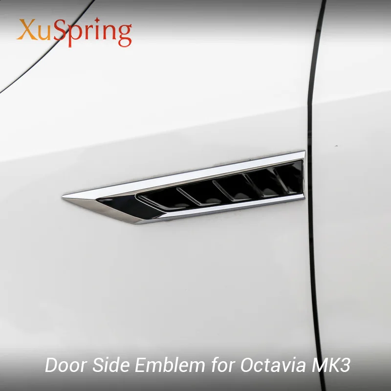 Оригинальные наклейки на боковое крыло автомобиля для Skoda Octavia A7 MK3 2016 2017 2018 2019 2020 |