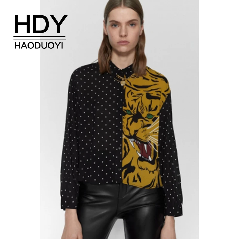 HDY Haoduoyi 2020 Весенняя Новая модная Персонализированная свободная тонкая женская