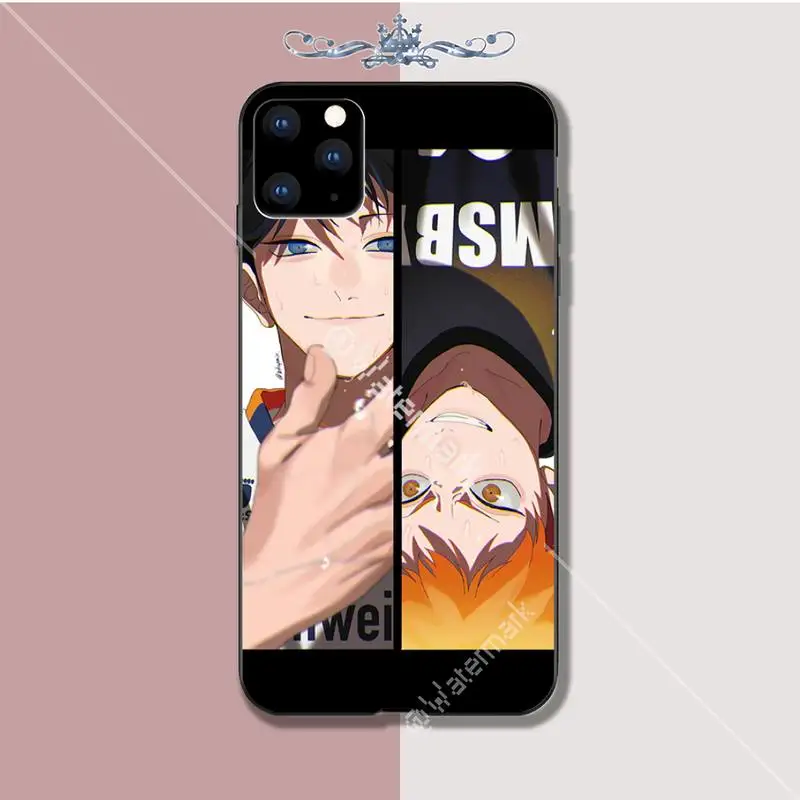 Аниме Haikyuu к верхней части силиконовый чехол для мобильного телефона iphone 5s se 2020 6 6s