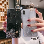 Чехол с ремешком на запястье для Vivo V17 iQOO Neo S1 S5 Nex 3 блестящая Обложка Vivo Y17 Y19 Y15 Y12 Y3 Y7S Y9S X27 X30 Pro