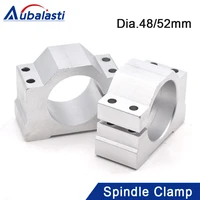 cnc router machine spindle clamp diameter 48mm 52mm spindle motor clamp for 300w 400w 500w 600w motor mounts bracket