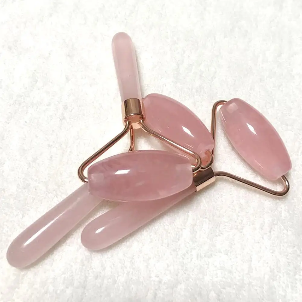 

Rose Crystal Face Lift Massager Crystal Roller Relaxation Quartz Roller Tools Skin Jade Rose Beauty Stone Care L7P0
