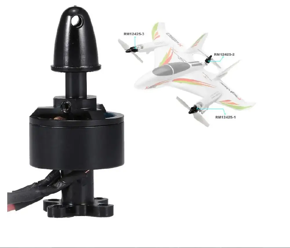 

WLtoys XK X450 RM12425-2 RC самолет задний CW бесщеточный двигатель RC запчасти аксессуары