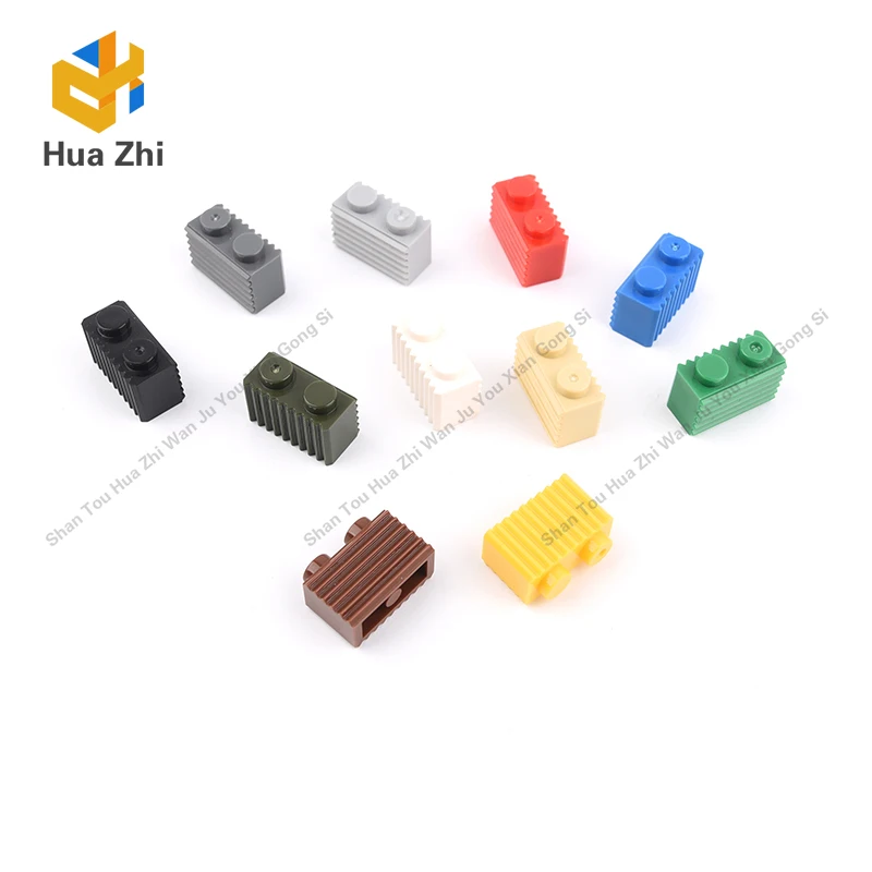 Специальный строительный блок 1x2 с грилем MOC DIY детали 2877 | Игрушки и хобби