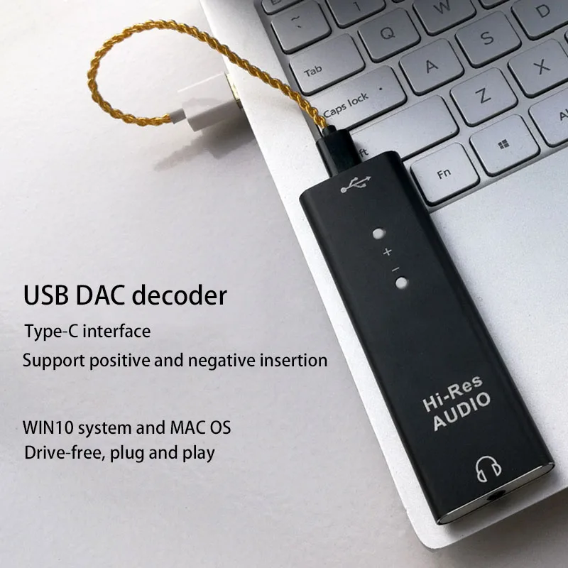 ES9038Q2M наушники усиленные HiFi аудио USB DAC декодер компьютер внешняя звуковая карта