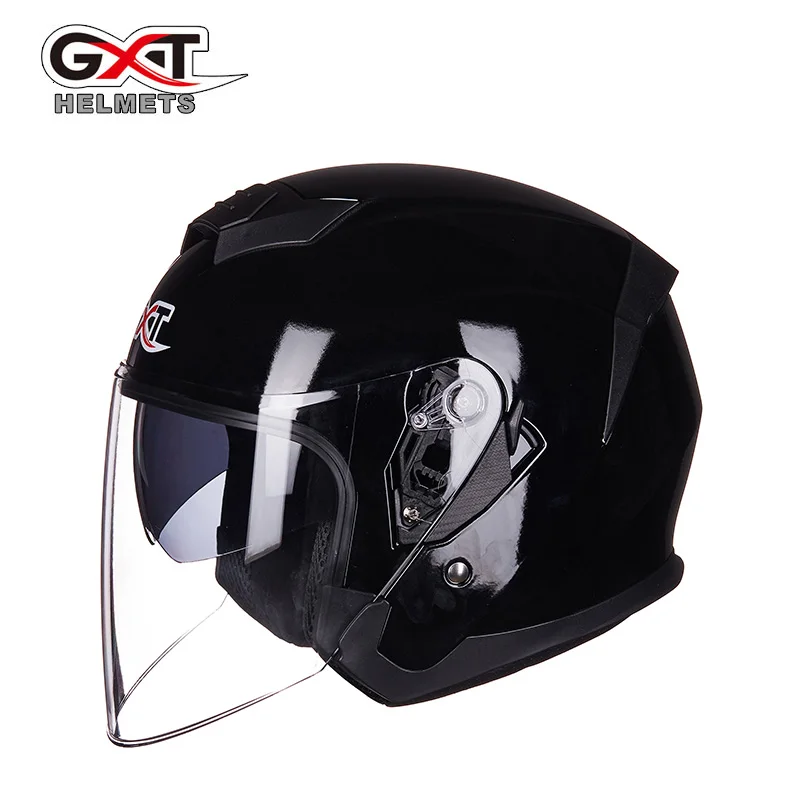 

Double lens motorcycle helmet helmet helmet novelty Retro helmet casco cascos para moto half mask free shipping dirt bike helm
