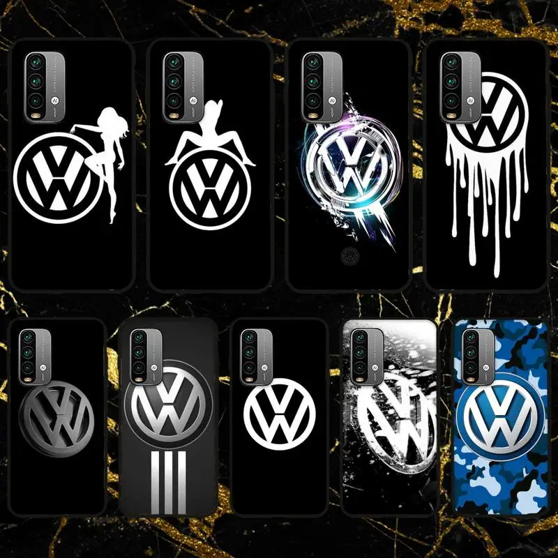 

ZORORONG Luxury V-Volkswagen Phone Case For Xiaomi 9 10PRO LITE Redmi NOTE7 8 9 10 A PRO Shell