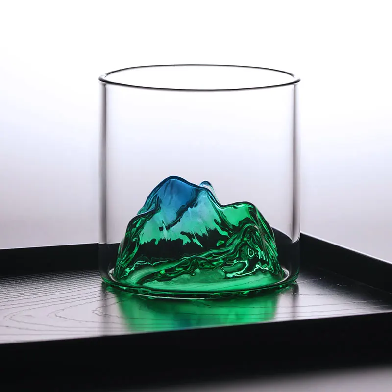 Vasos de cristal de dise&ntilde;o Original para el hogar, vasos de whisky resistentes al calor, para caf&eacute;, t&eacute;, Bar, almac&eacute;n de vidrio-4