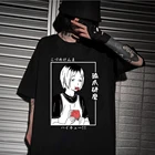 Haikyuu, футболки с коротким рукавом, с аниме, Nekoma, топы Kenma Kozume, для мужчин, женщин, мужчин, летняя футболка, Harajuku, топы, унисекс