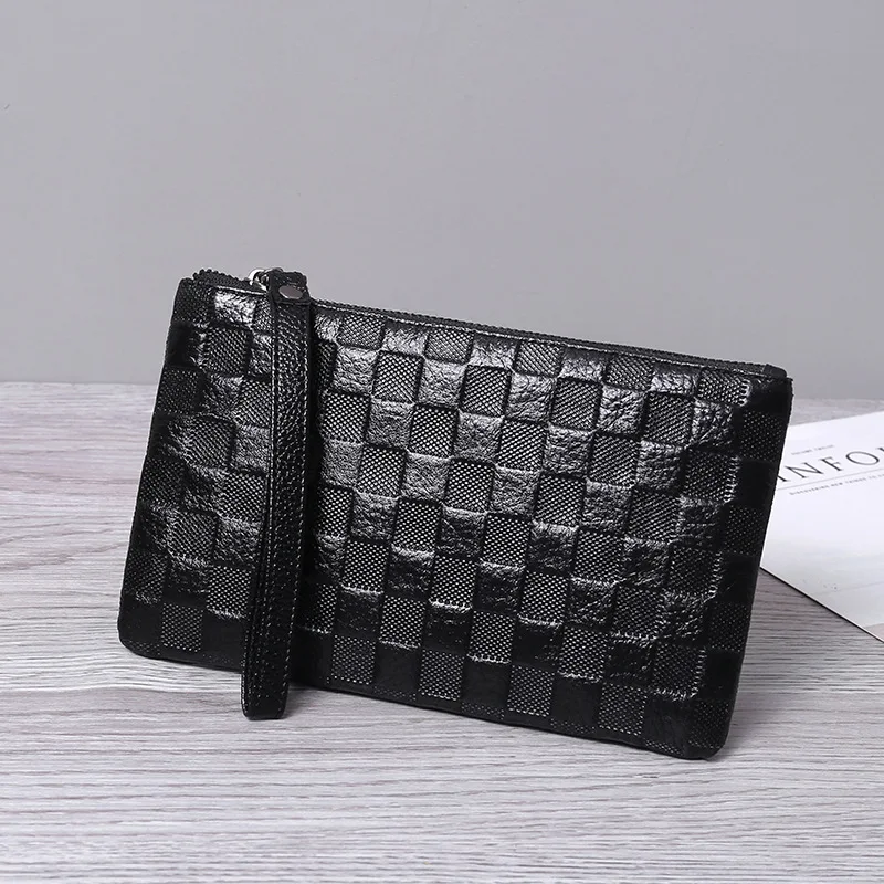 Neweekend крокодиловый узор Мужской Кожаный клатч новый слой головы Воловья кожа