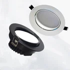 Регулируемые потолочные светильники с coB матрицей, коммерческие встроенные светодиодные светильники с регулируемым углом освещения для гостиной, кабинета, спальни