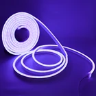 Диммисветодиодный RGB светодиодная неоновая полоса с дистанционным управлением 2835 Светодиодный LED s Водонепроницаемая IP67 Гибкая неоновая световая полоса сделай сам неоновая вывеска домашний декор