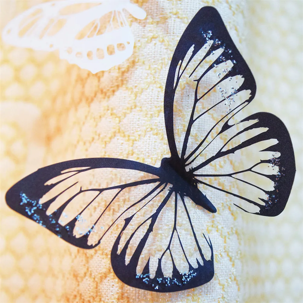 18 шт. DIY 3D Хрустальные обои с бабочками домашний декор для детской комнаты
