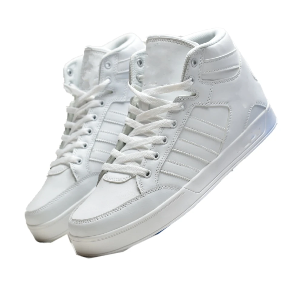 

Brand Spring And Autumn Women's Shoes New High Top Fashion Trend Leather Personality Striped Outdoor Sports Shoes