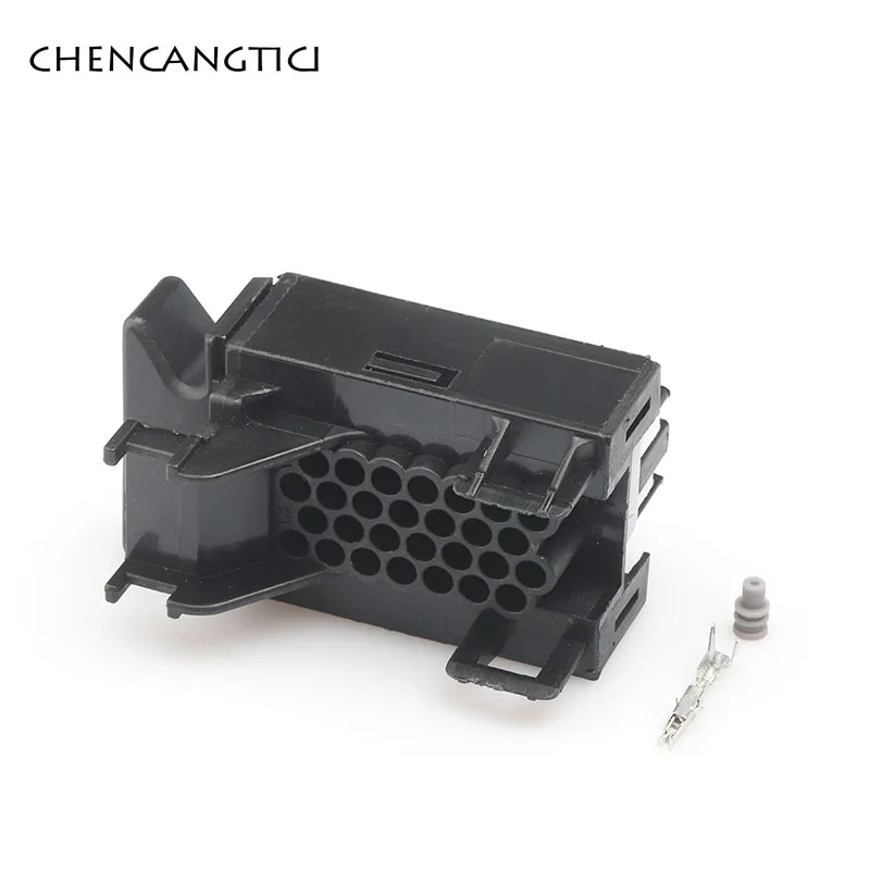 1 Set 28 Pin Computer Welding Plate Plug Control System Socket Auto Ecu Wire Harness Female Plastic Housing Connector | Обустройство