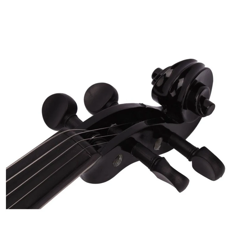 

4/4 Full Size Acoustic Violin Fiddle Black with Case Bow Rosin