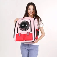 cat carrier bags breathable carriers kitten puppy dog backpack travel space capsule cage pet transport bag carrying cat supplies