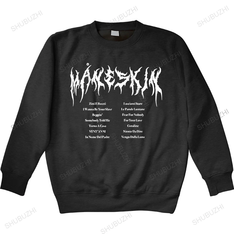 

Лидер продаж, классические толстовки с принтом аниме Maneskin и круглым вырезом, забавная Удобная Высококачественная толстовка, Повседневная х...