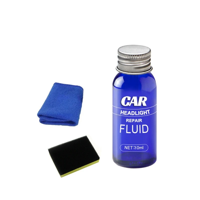 

10/30/50ml Headlight Polishing Kit Fast UV Protection Cleaning Tool Set for Car Lights Surface Maintenance Repair 50JA