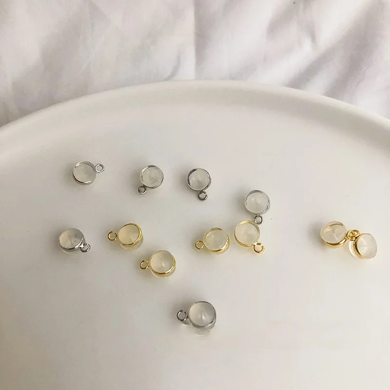 

Прозрачные силиконовые затычки для ушей в виде гамбургера с отделкой для детской отделки, материал для сережек «сделай сам», аксессуары для сережек, затычки для ушей, амбушюры