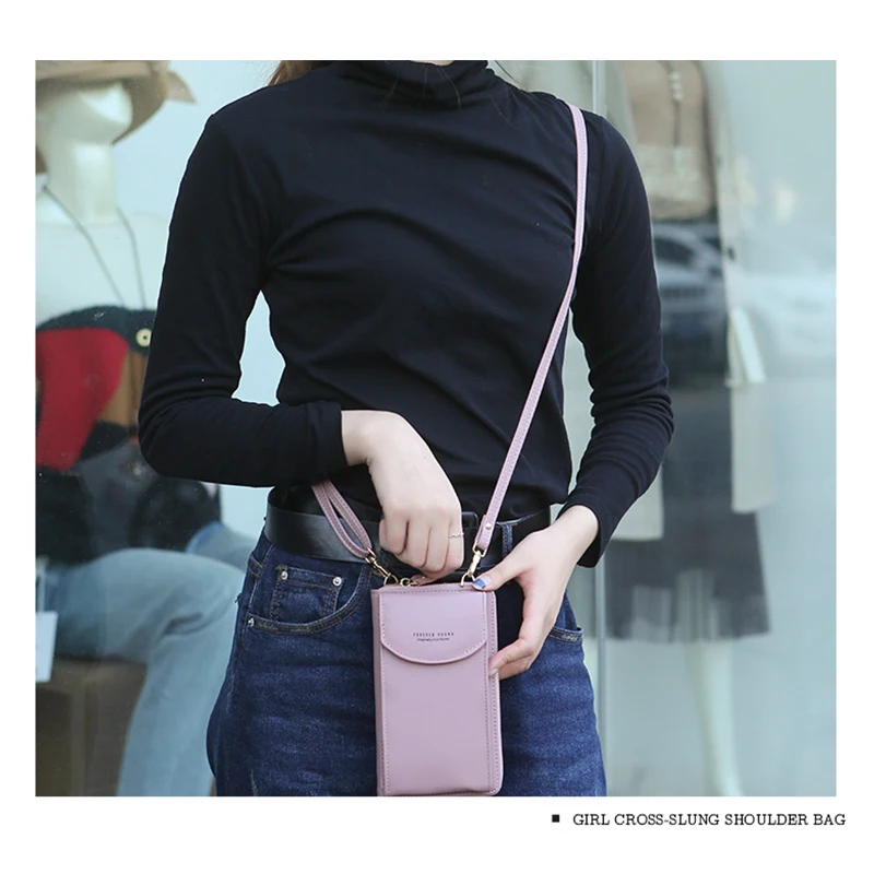 

New Ladies Messenger Bag Handbag Shoulder Bag Wallet Mobile Phone Bag Document Bag Square Wallet Small Cosmetic Box Earphone Bag