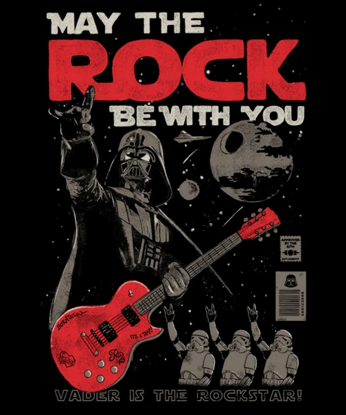 

May The Rock Be With You men's T Shirt