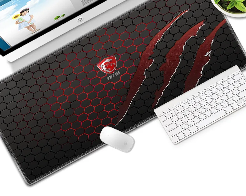 Style 10 700*300 мм серия Red Dragon высокоскоростной большой игровой коврик для мыши, клавиатуры, Противоскользящий коврик для компьютерной мыши из натурального каучука - Цвет: Style 10