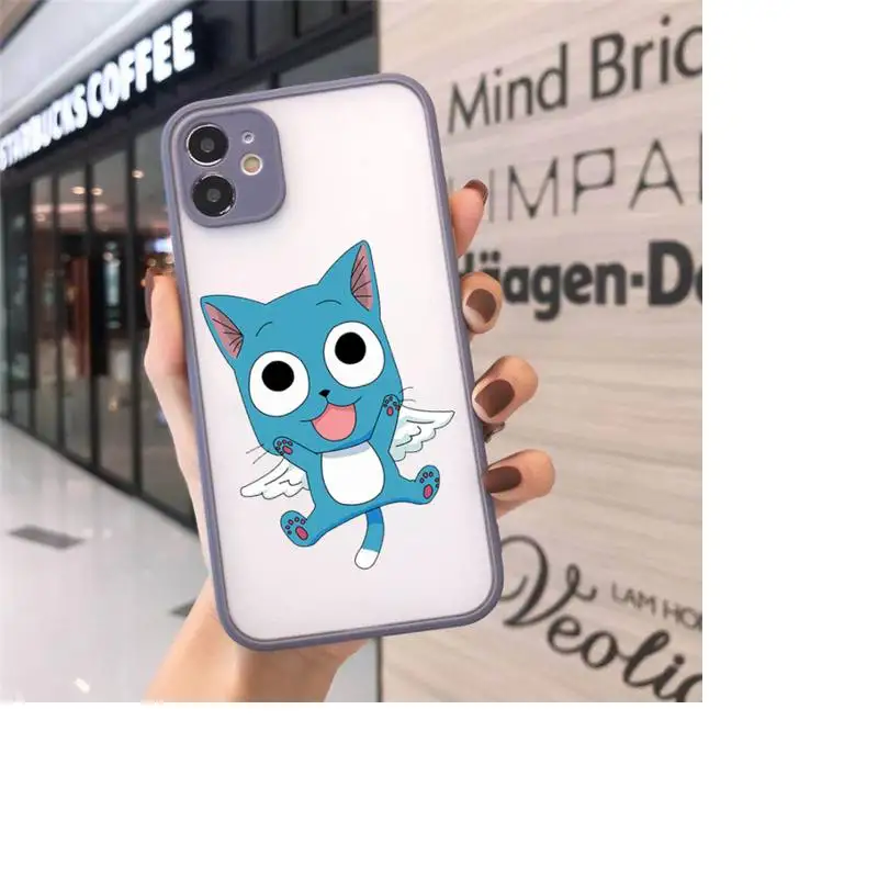 

FAIRY TAIL Phone Case matte transparent For gray iPhone 7 8 x xs xr 11 12 pro plus max mini Funda Clear