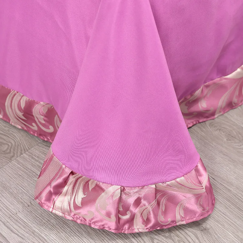 Комплект постельного белья из жаккарда 4 шт. для свадьбы размер Queen/King