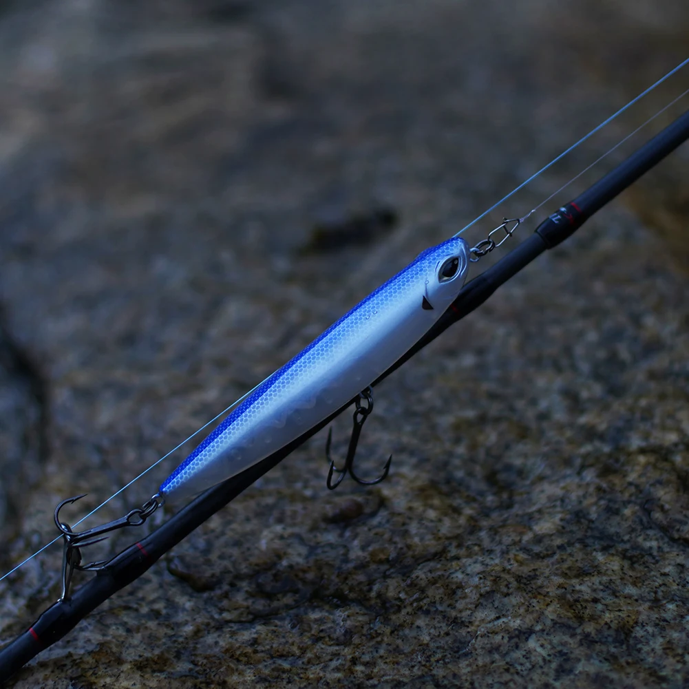 BassLegend Fishing Topwater Lure Surface Walk The Dog Sparrow Wobbler Stick Bait WTD Floating Stickbaits Walker Sea Bass120F