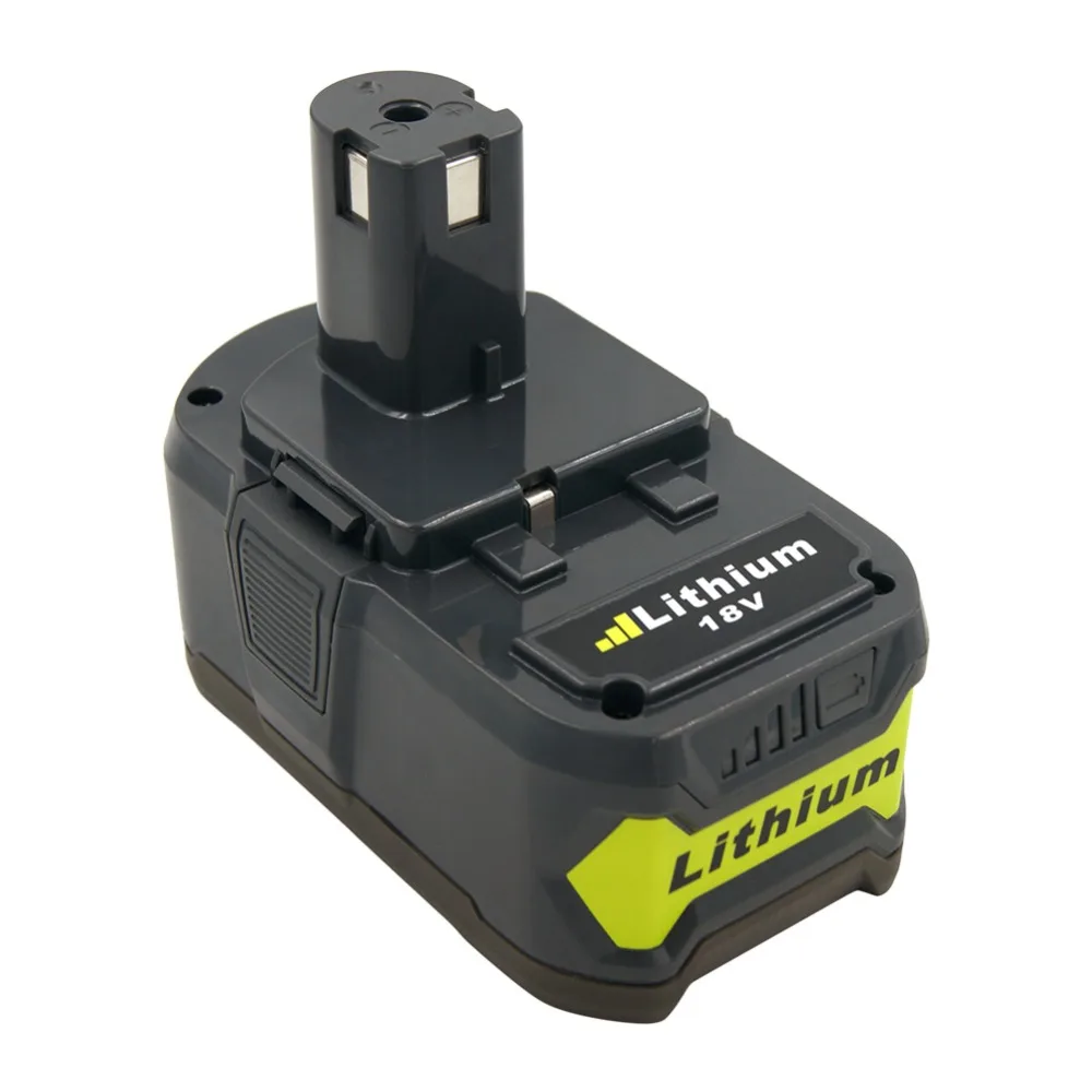 

Cordless Drill Rechargeable Battery 4Ah Li-ion for Ryobi 18V Power Tools Replacement Battery