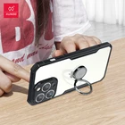 Xundd для iPhone 13 Pro Max защита экрана держатель для телефона Регулируемый противоударный Прозрачный Бампер чехол стеклянная подставка