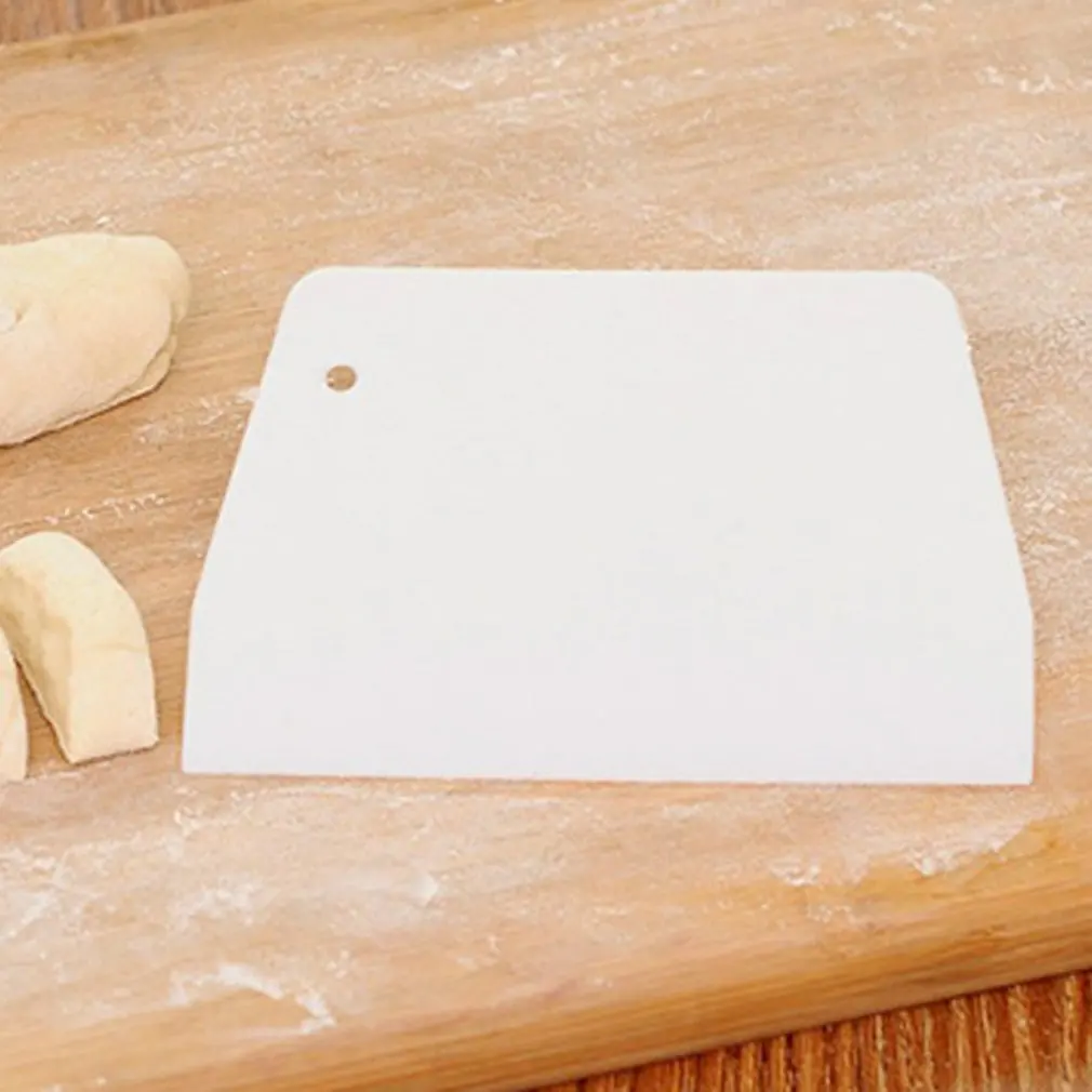 Трапециевидный скребок для теста пластиковый Кондитерский Резак легко чистить