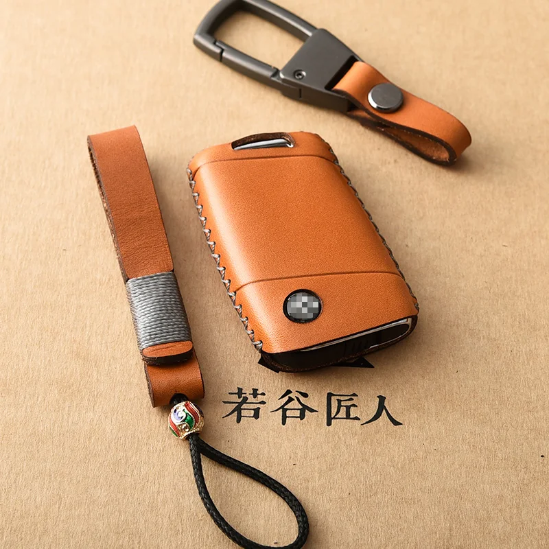 Чехол из натуральной кожи для автомобильного пульта дистанционного управления