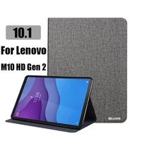 tablet case for fundas lenovo tab m10 hd gen 2 generation 10 1 cover tb x306x tb x306f 2020 pu leather pc hard shell for tb x306