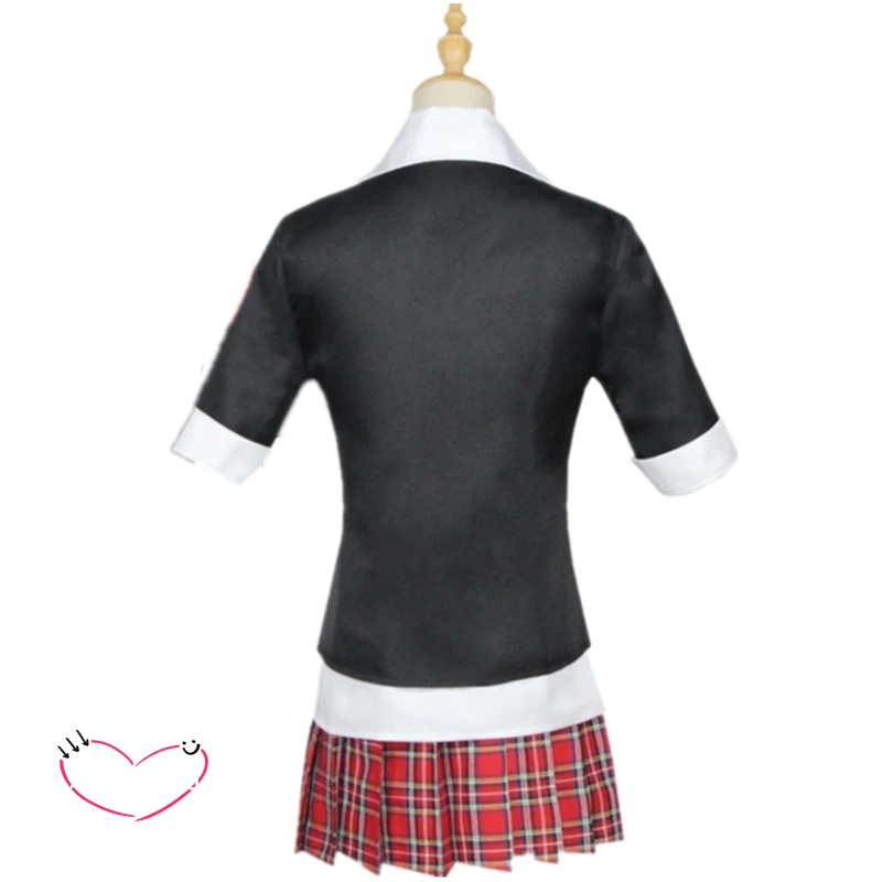 Костюм для косплея из аниме данганронпа женская униформа работы в кафе короткая