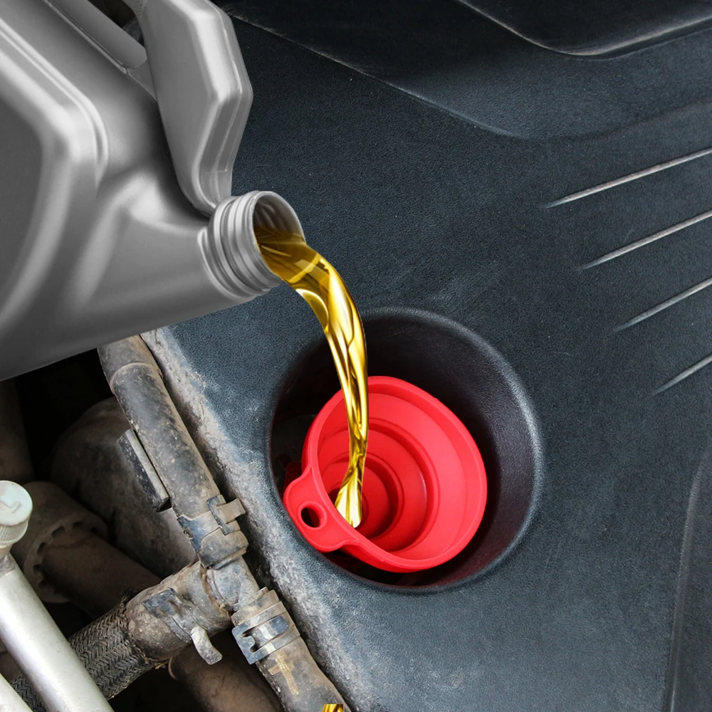 Car Engine Funnel Oil Petrol Change for Nissan Juke Qashqai J10 X-Trail Terra Micra Leaf Serena Armada Kicks Tiida | Автомобили и