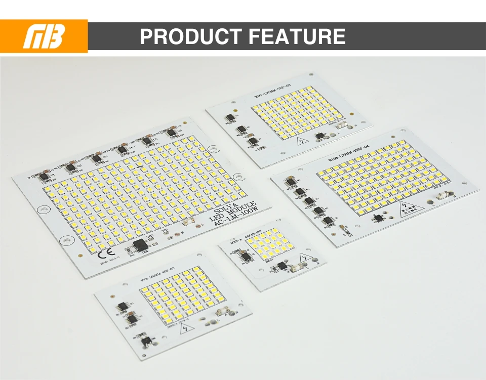Светодиодный чип SMD2835 с бусинами, умный IC 220 В вход 10 Вт 20 Вт 30 Вт 50 Вт 100 Вт, сделай сам, для наружного прожектора, прожектор, холодный белый, теплый белый