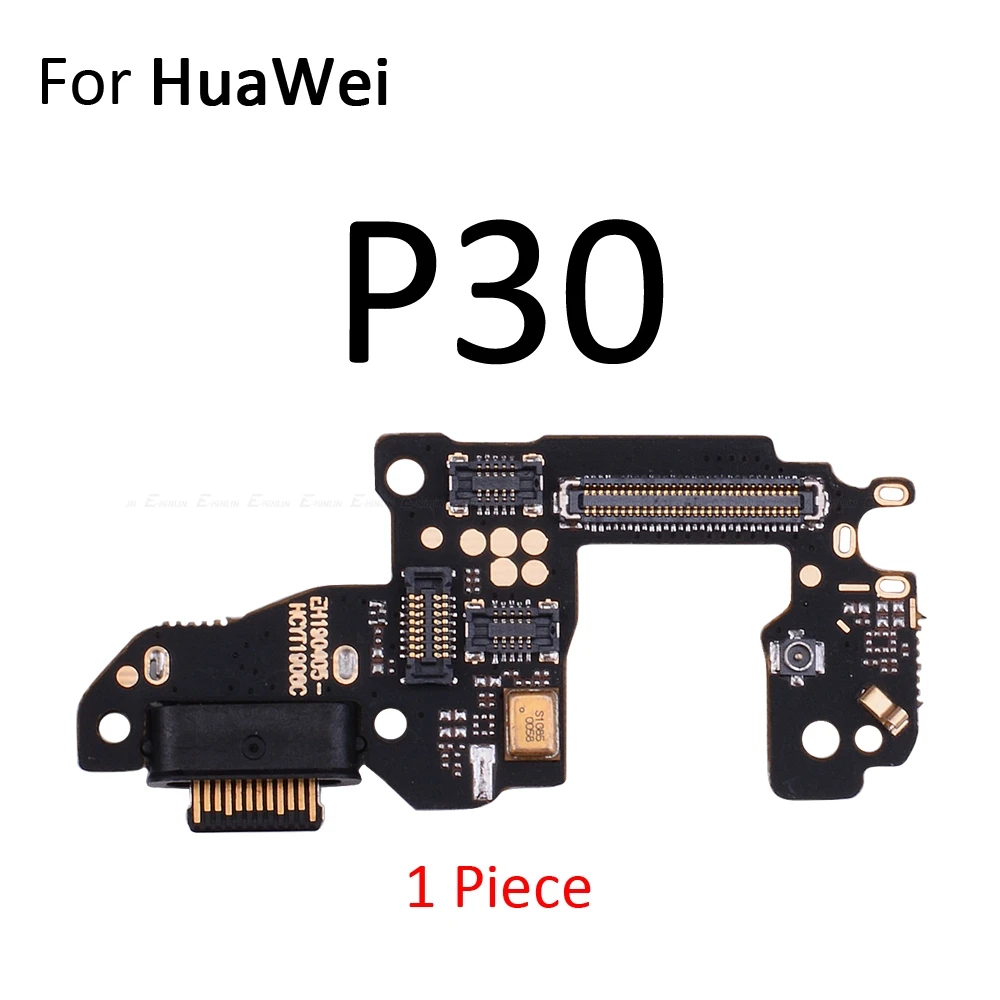For P30 Части платы разъема для зарядки гибкий кабель с микрофоном для HuaWei P30 P20 Pro P10 P9 Plus Mini P8 Lite - Цвет: For P30