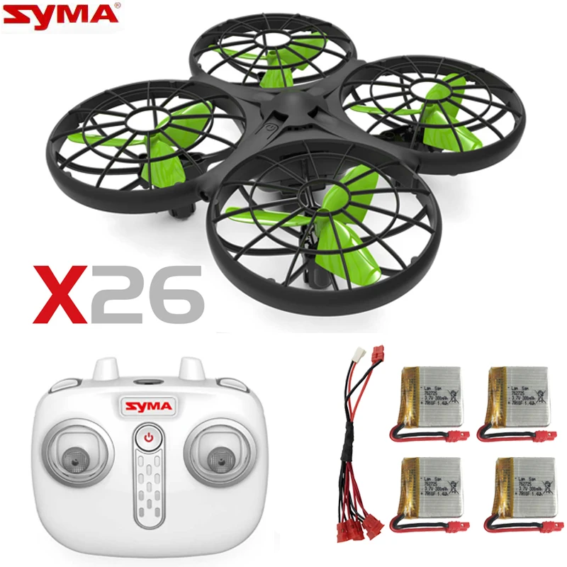 Syma X26 Радиоуправляемый вертолет мини Дрон ИК препятствия сенсорные игрушки