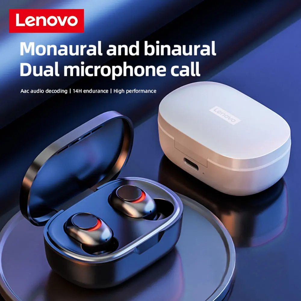 Original Lenove PD1X Wireless Headphones TWS Earphone Bluetooth Headset Touch Control IPX5 Stereo Sports Dual Mic Earbuds |