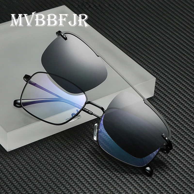 MVBBFJR магнетизм прикрепляемые очки для женщин и мужчин Поляризованные