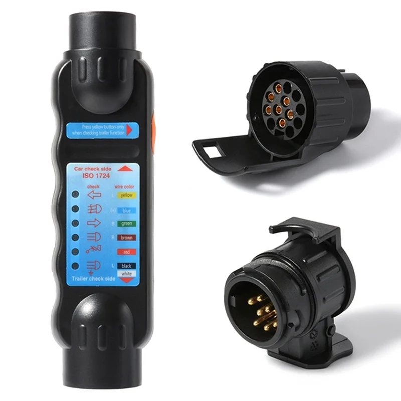 В основном прочный разъем Тесты er проводки световой сигнал цепи инструмент 12V 7