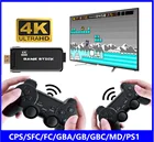 Ультра HD Выход 3000 в 1 игровая консоль джойстик HDMI PS1 эмуляторы двойной 2,4G беспроводной геймпад контроллер тв видео игра ключ