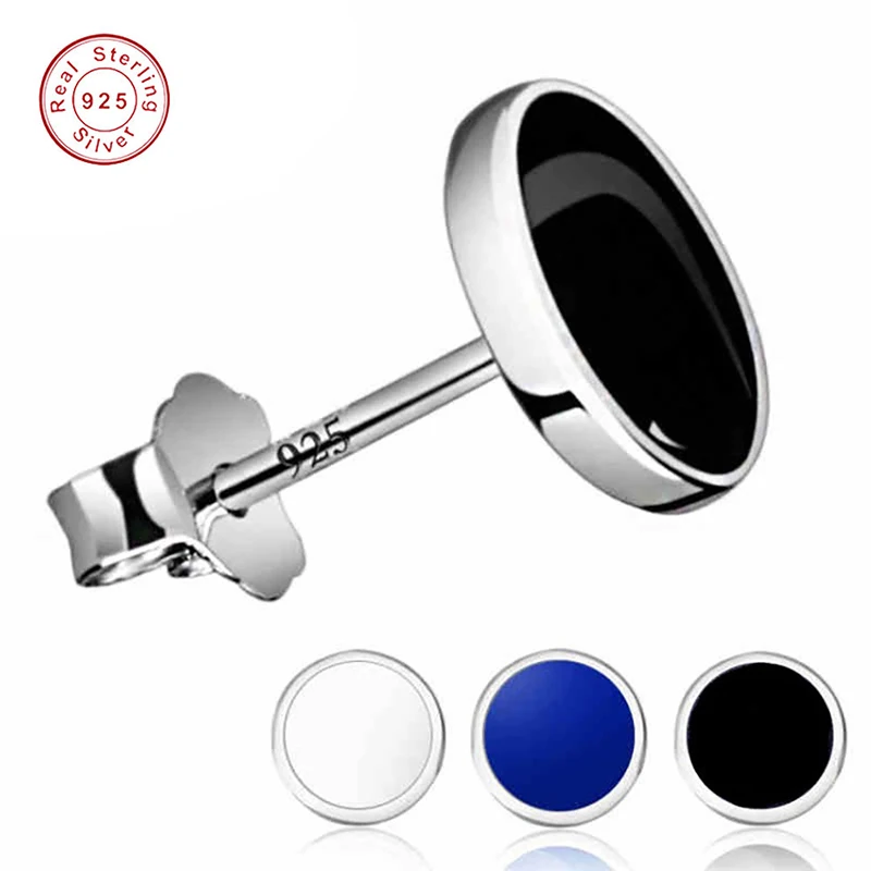 Женские серьги-гвоздики из серебра 925 пробы | Украшения и аксессуары