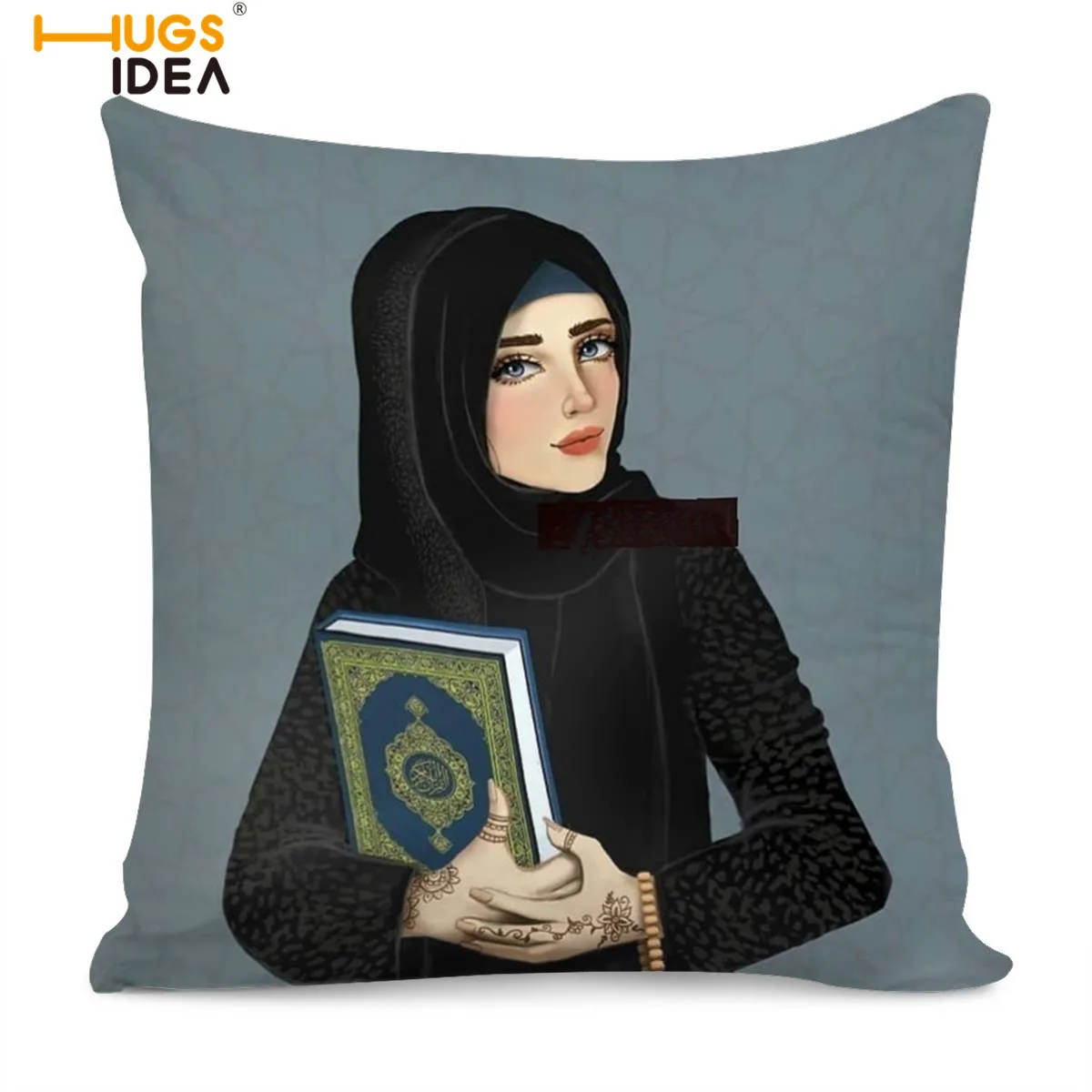 HUGSIDEA мусульманская исламская девочка наволочка для подушки домашняя