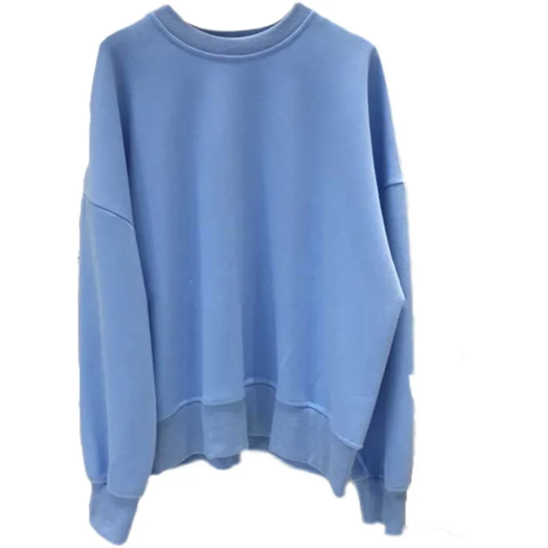 

Sweater Women's Thin Section 2021 New Korean Version of Ins Tide Design Sense Niche Solid Color Loose All-match Clothes tops