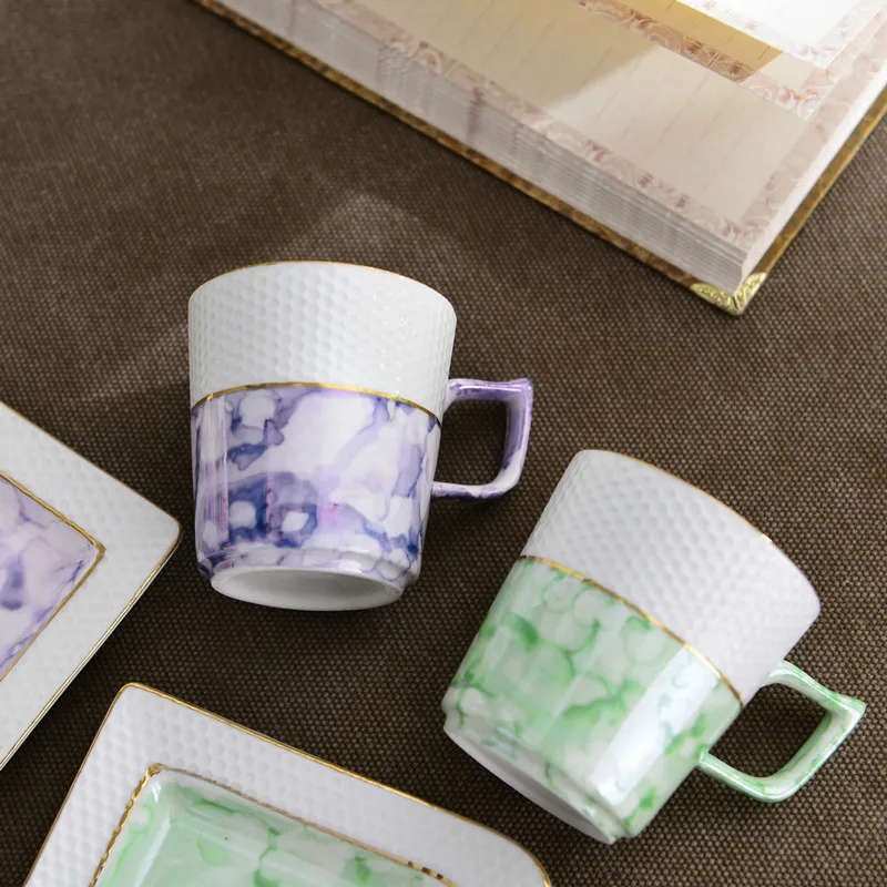 Кофейная чашка в европейском стиле комплект блюдец британская креативная