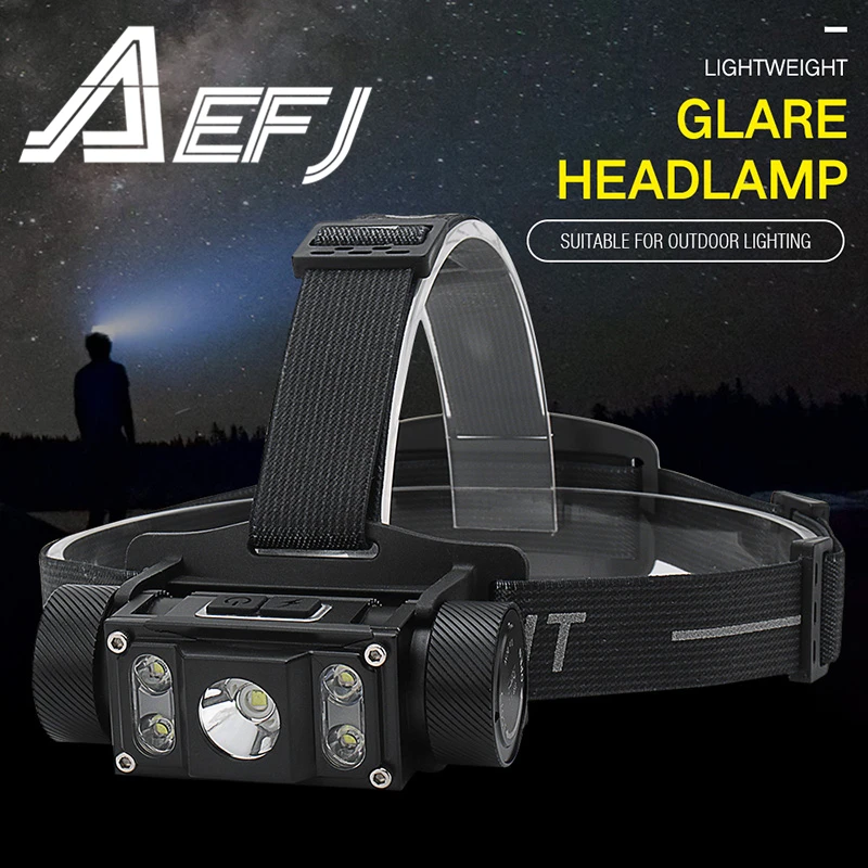 Супер яркий светодиодный фонарь L2 5 лм шт. Перезаряжаемый USB фонарик Type C